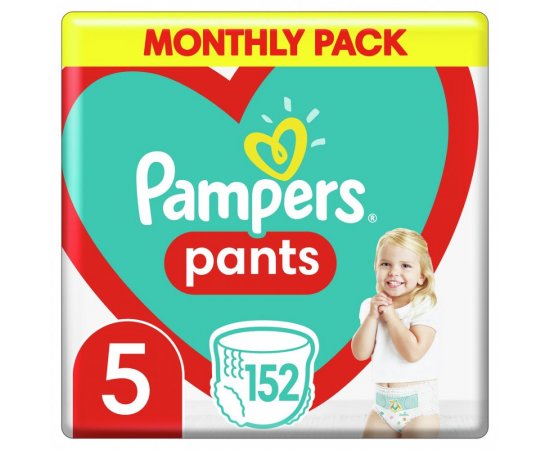 PAMPERS PANTS MP S5 152, 12-17KG CASHBACK AŽ 40 EUR