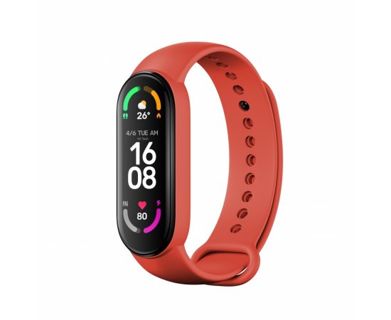 RHINOTECH RTACC062 REMIENOK PRE XIAOMI MI BAND 6, CERVENY