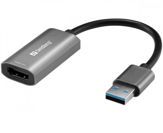 SANDBERG HDMI CAPTURE LINK (F) DO USB-A 2.0 (M), KONVERTOR