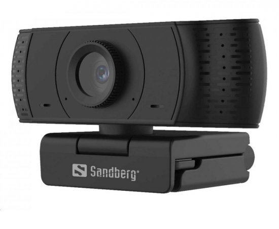 SANDBERG USB OFFICE WEBCAM 1080P HD, CIERNA