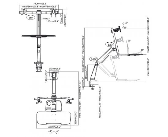 STELL SOS 3100 SIT-STAND