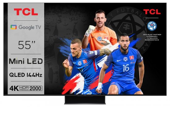 TCL 55C845 + darček internetová televízia sweet.tv na mesiac zadarmo