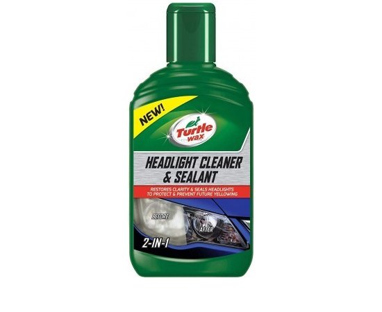 TURTLE WAX HEADLIGHT CLEANER AND SEALANT 2V1 300 ML