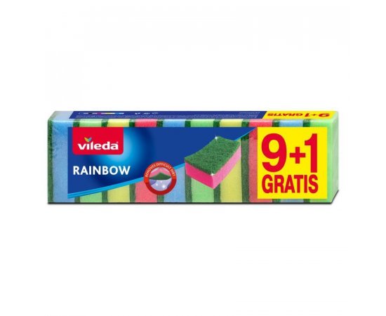 VILEDA RAINBOW SPONGIA 9+1KS 173843