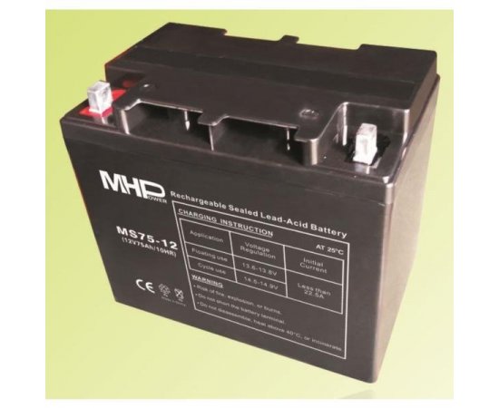 Batéria MHPower MS75-12 VRLA AGM 12V/75Ah 