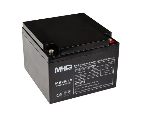 Batéria MHPower MS28-12 VRLA AGM 12V/28Ah 