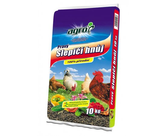 Hnojivo Agro  Pravý slepačí hnoj 10 kg