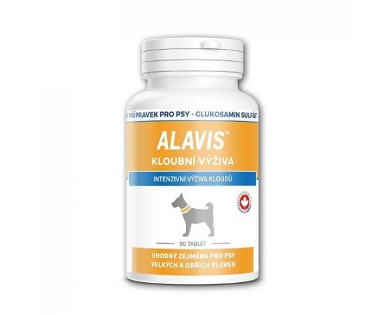 Doplnok výživy pre psy, ALAVIS výživa na kĺby, 90 tabliet