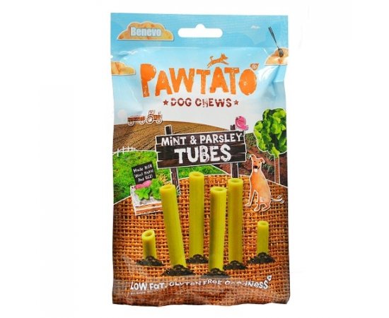 Odmena pre psy, Benevo Pawtato Tubes - Mint &amp; Parsley, 90g