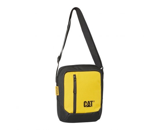 CAT crossbody taška The Project - černo žlutá