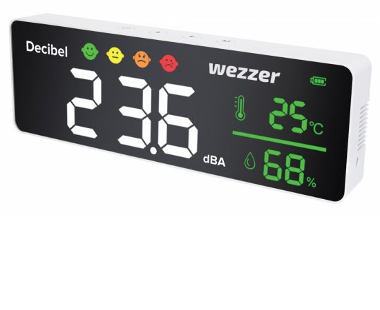Levenhuk Wezzer Teo TH70 Noise Monitor Thermohygrometer