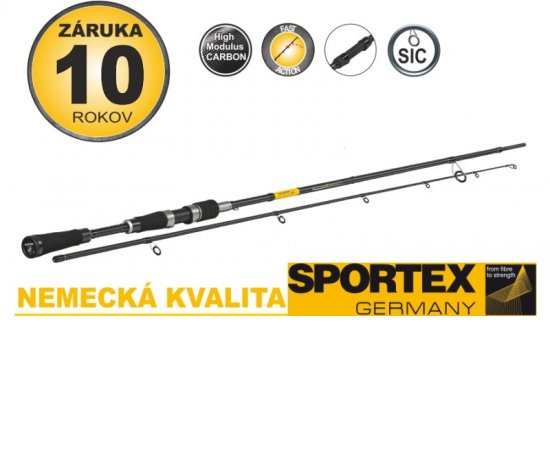 Prívlačové prúty Black Pearl GT-3 2-diel 4ks: 240cm / 20g - M67