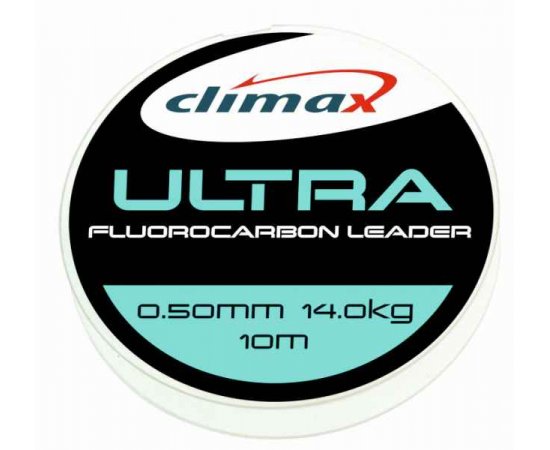 100% Climax Fluorocarbon 10m + 20ks trubičiek Priemer: 0,30mm, nosnosť 5kg