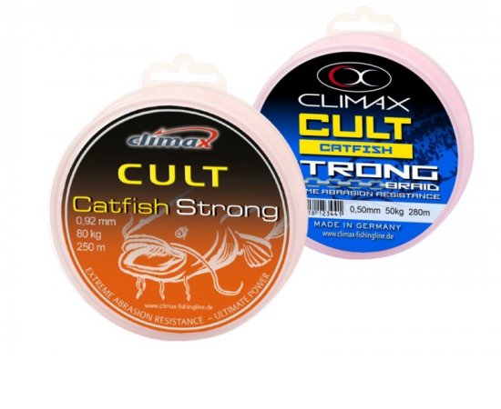 CLIMAX sumcová šnúra 280m CULT Catfish Strong hnedá 280m 0,40mm 40kg