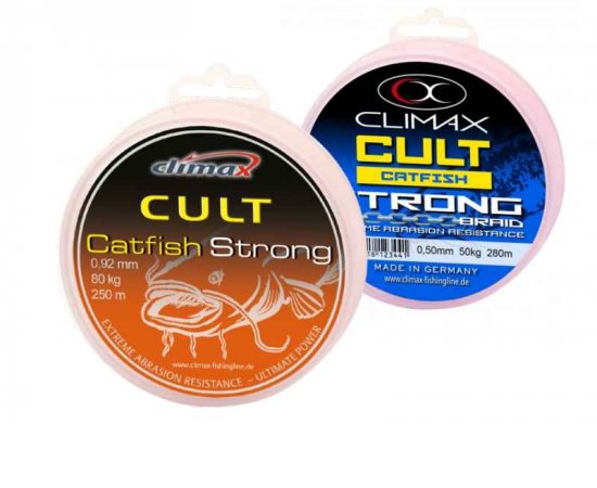 CLIMAX sumcová šnúra 280m CULT Catfish Strong hnedá 280m 0,75mm 75kg / 4 vlákna