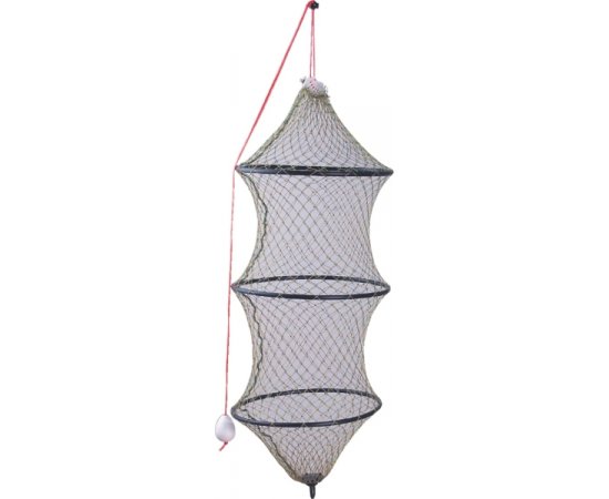 Prechovávacia sieťka na ryby 110cm, šírka 40cm, 4 kruhy