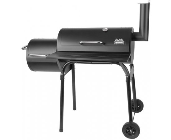 Gril Strend Pro Porter, BBQ, na drevené uhlie, 2v1 - grilovanie a údenie, 110x65x115 cm