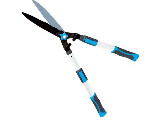 Nožnice AQUACRAFT® 370213, záhradné, na živý plot, Premium, WavyBlade, Alu/Soft, teleskopické +20 cm