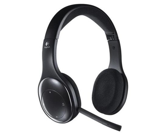Logitech náhlavní souprava Wireless Headset H800, bezdrátová, černá