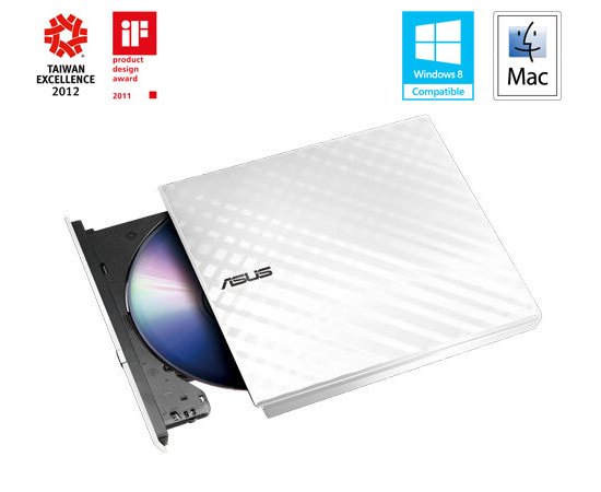 ASUS SDRW-08D2S-U LITE WHITE externí + soft