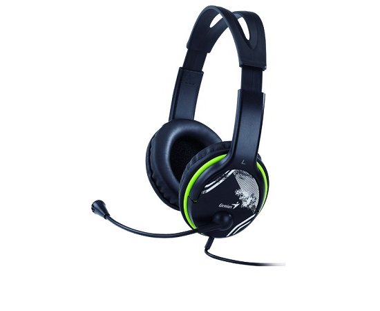 Genius headset - HS-400A, 113 dB, 40 mm reproduktory pro hluboké basy