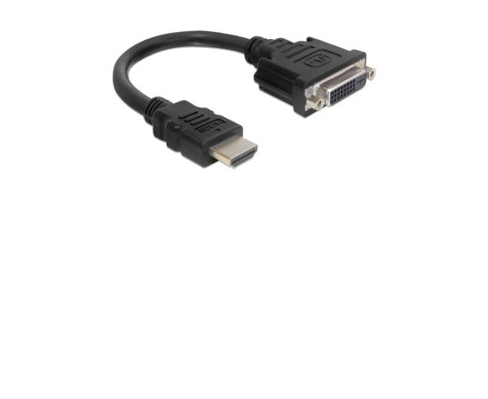 Delock adaptér HDMI samec &gt; DVI 24+1 samice, 20 cm