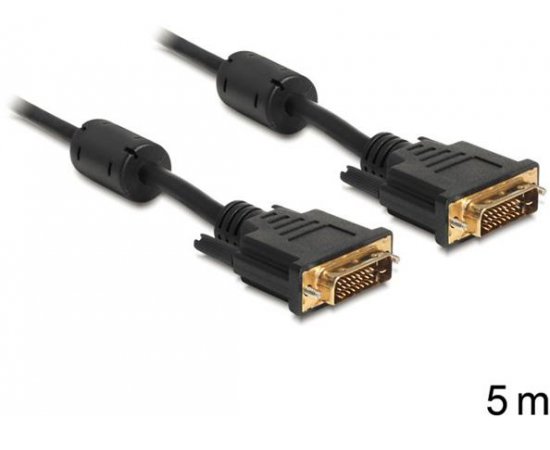 Delock připojovací kabel DVI-D 24+1 samec &gt; samec 5 m