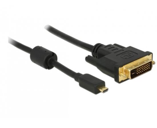 Delock HDMI kabel Micro-D samec &gt; DVI 24+1 samec 2 m