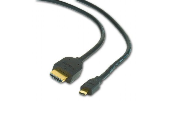 Kabel GEMBIRD HDMI-HDMI micro 3m, 1.3, M/M stíněný, zlacené kontakty, černý