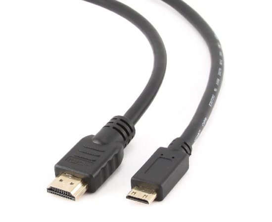 Kabel GEMBIRD HDMI-HDMI mini 1,8m, 1.4, M/M stíněný, zlacené kontakty, černý