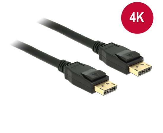 Delock Displayport 1.2 kabel samec &gt; Displayport samec 4K 2m