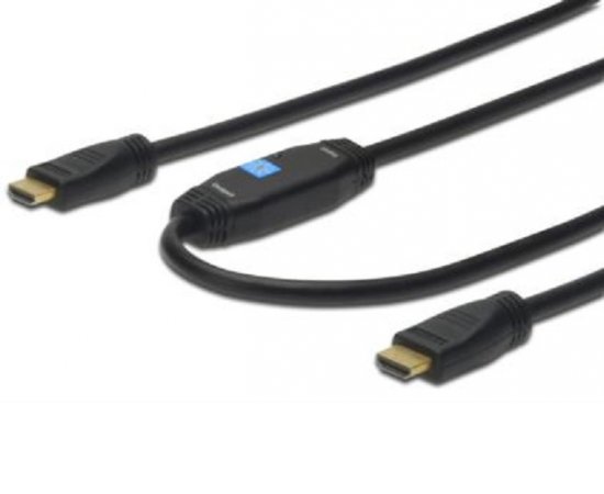 Digitus propojovací kabel s Aktivním zesílením HDMI High Speed Ethernet Ultra HD 24p,  15M