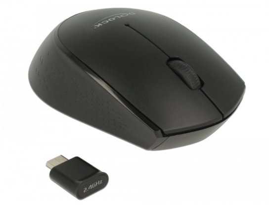 Delock Optická 3-tlačítková mini myš USB Type-C™ 2.4 GHz bezdrátová