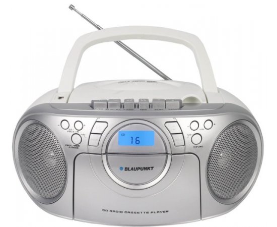 Rádiomagnetofon BLAUPUNKT BB16WH FM PLL CD/MP3/USB/AUX, kazety