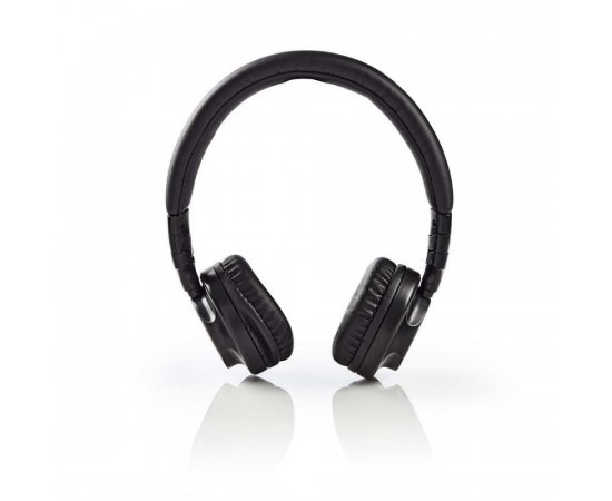 Nedis HPWD2100BK - Kabelová Sluchátka | On-ear | Skládací | Odnímatelný Kabel 1,2 m | Černá barva