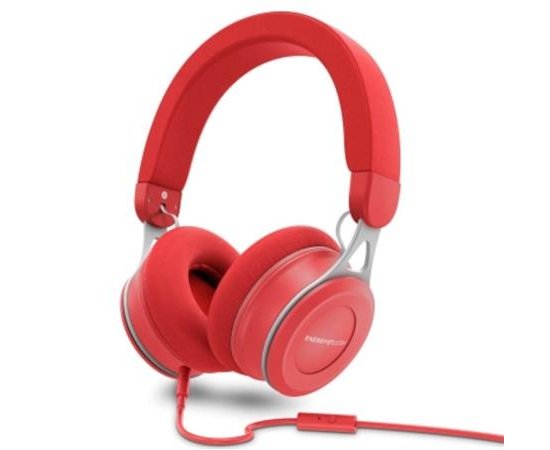 ENERGY Headphones Urban 3 Mic Red, sluchátka s mikrofonem a tlačítkem pro ovládání přehrávání sluchátka, jack , 116±3dB