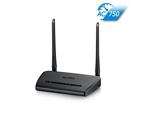 Zyxel NBG6515 Simultaneous Dual-Band Wireless AC750 Gigabit Router