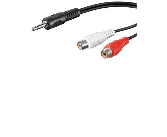 PremiumCord Kabel Jack 3.5mm-2xCINCH M/F 1,5m