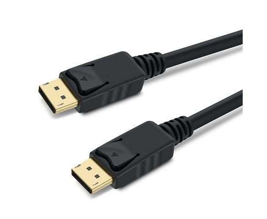 PremiumCord DisplayPort 1.3 přípojný kabel M/M, zlacené konektory, 3m