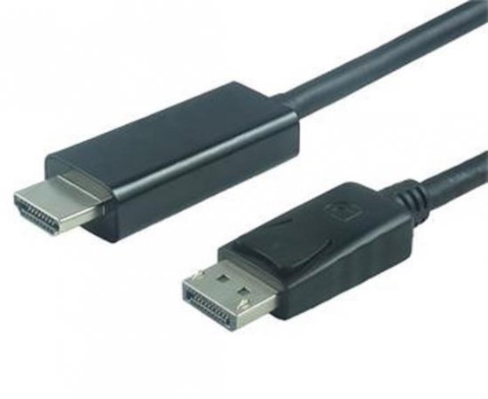 PremiumCord DisplayPort na HDMI kabel 1m M/M