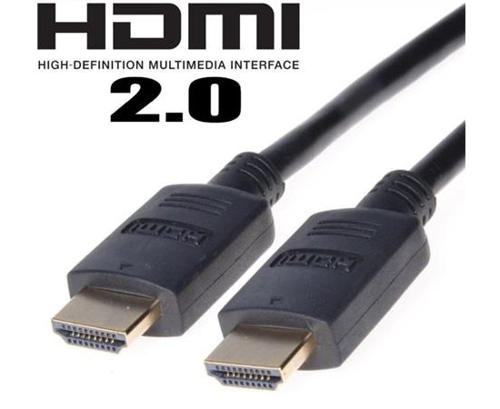 PremiumCord HDMI 2.0 High Speed + Ethernet kabel, zlacené konektory, 15m