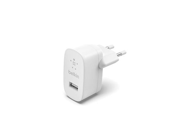 Belkin  12W USB-A nástěnná nabíječka, bílá