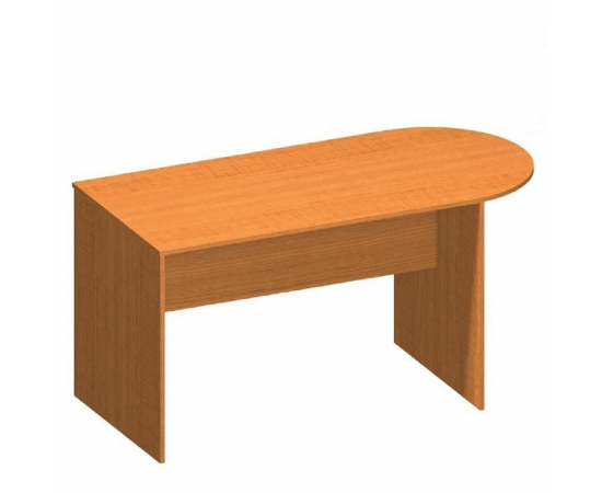 KONDELA Zasadací stôl s oblúkom 150, čerešňa, TEMPO ASISTENT NEW 022