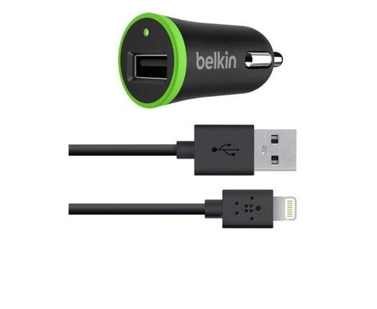 Belkin nabíjačka do auta BOOSTUP™ s Lightning káblom 12W/2.4A - Black