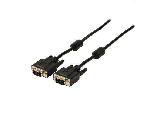 Valueline VGA kábel k monitoru 15M/15M, 2m, čierny