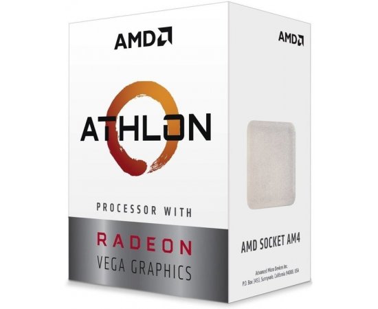 AMD Athlon  240GE (3,5GHz / 5MB / 35W / RX Vega / Socket AM4) Box