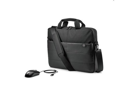 HP 15.6 Classic Briefcase &amp; Mouse