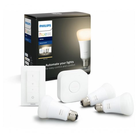 PHILIPS HUE WHITE 9W E27 A19 START KITBT