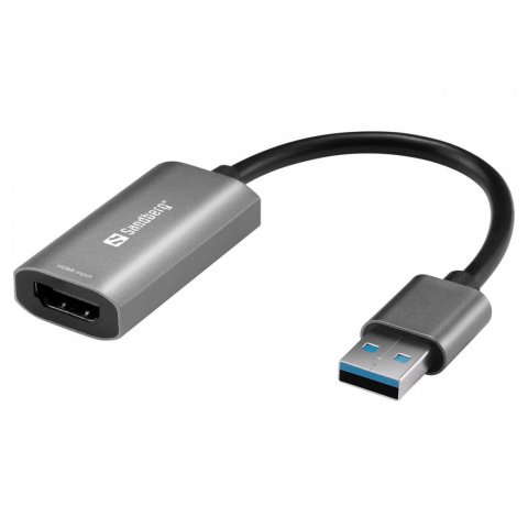 SANDBERG HDMI CAPTURE LINK (F) DO USB-A 2.0 (M), KONVERTOR