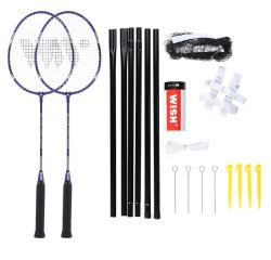 Sada raket na badminton WISH Alumtec 4466, fialová